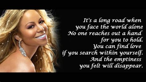 mariah carey song hero with lyrics